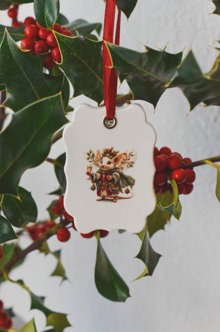 Suspension parfumée "Le Noël des Petites Souris "