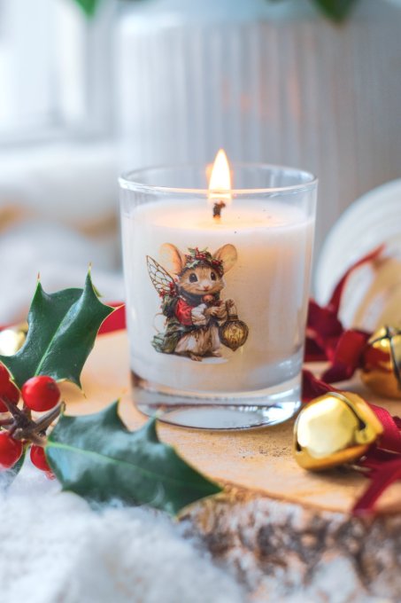 Petite bougie Le Noël des Petites Souris 