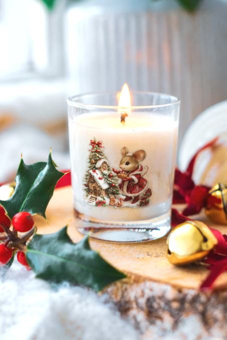 Petite bougie Le Noël des Petites Souris 