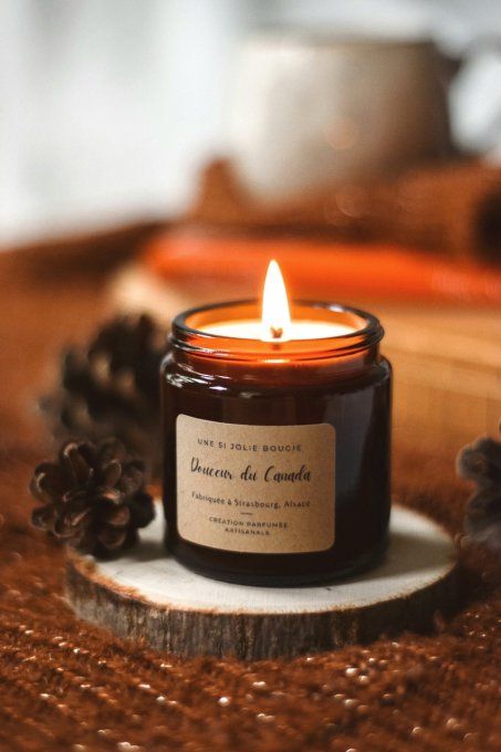 Bougie parfumée "Douceur du Canada" 
