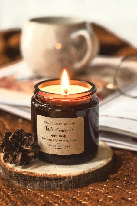 Bougie "Tarte d'automne aux noix"
