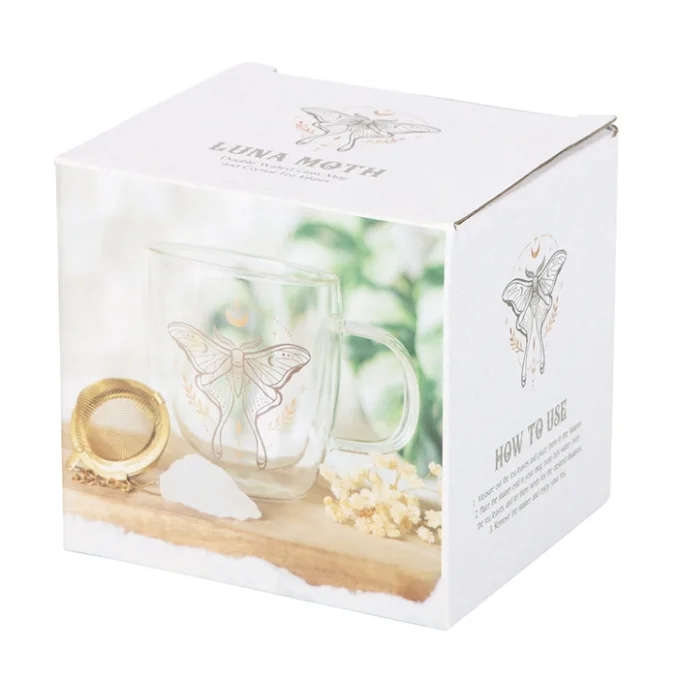 Tasse en verre avec infuseur à thé