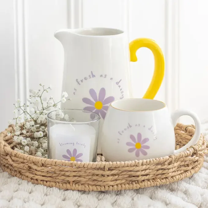 Tasse fraîche comme une marguerite