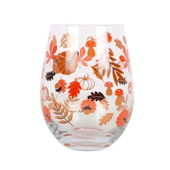 Verre imprimé éveil d'automne 