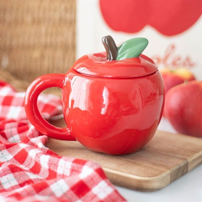 Tasse en forme de pomme