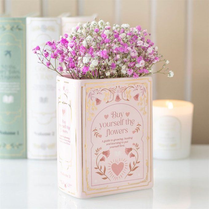 Vase en forme de livre