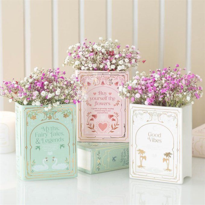 Vase en forme de livre