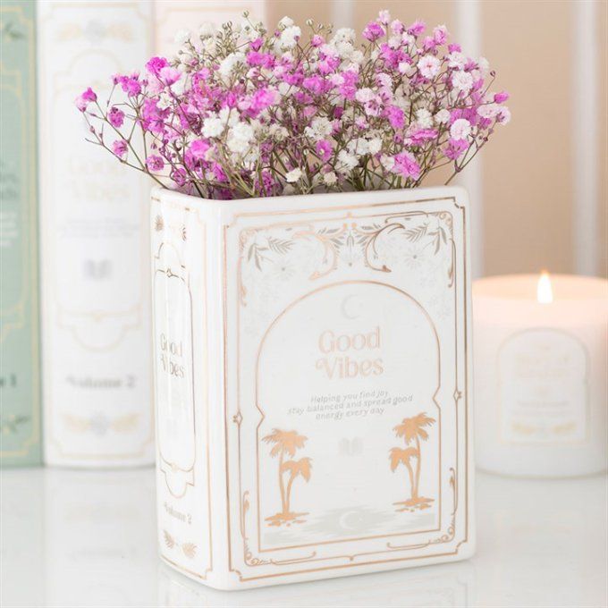 Vase en forme de livre