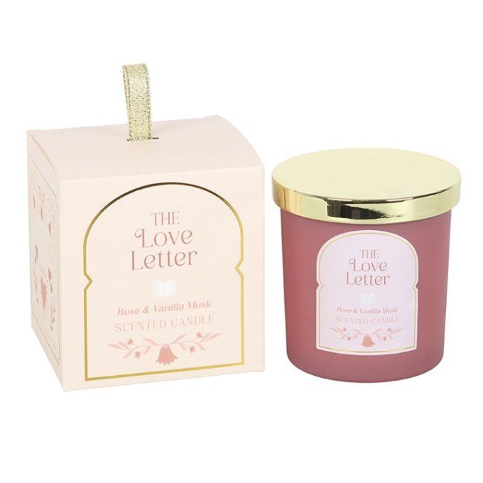 Bougie The Love Letter Rose & Vanille Musquée