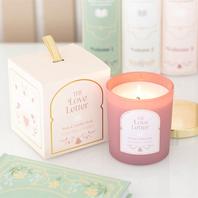 Bougie The Love Letter Rose & Vanille Musquée
