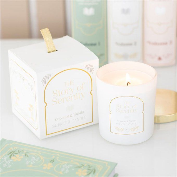 Bougie The  Story of Serenity Noix de coco et vanille