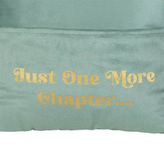 Coussin "Just one more chapter"