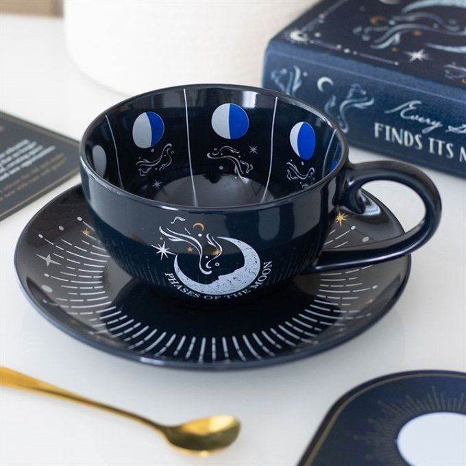 Tasse à thé et soucoupe Blue Moon
