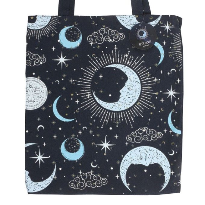 Tote bag Blue Moon 
