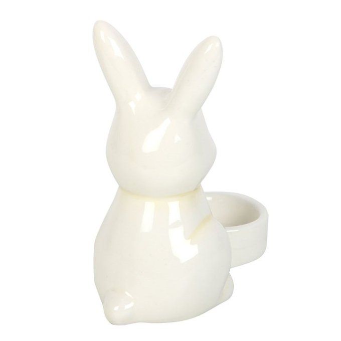 Porte-bougie chauffe-plat en forme de lapin