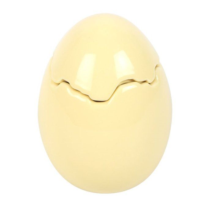 Bougie en forme d'œuf aux agrumes et au gingembre