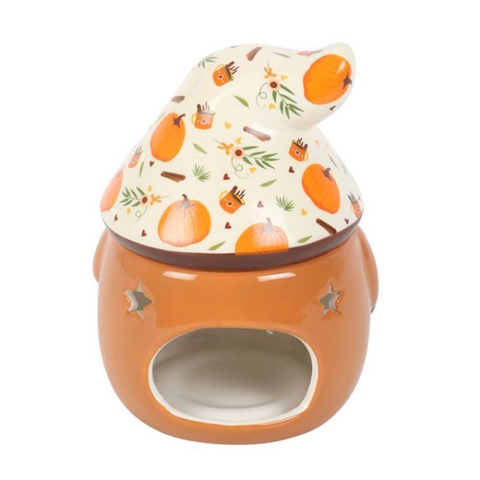 Brûleur chapeau imprimé citrouilles