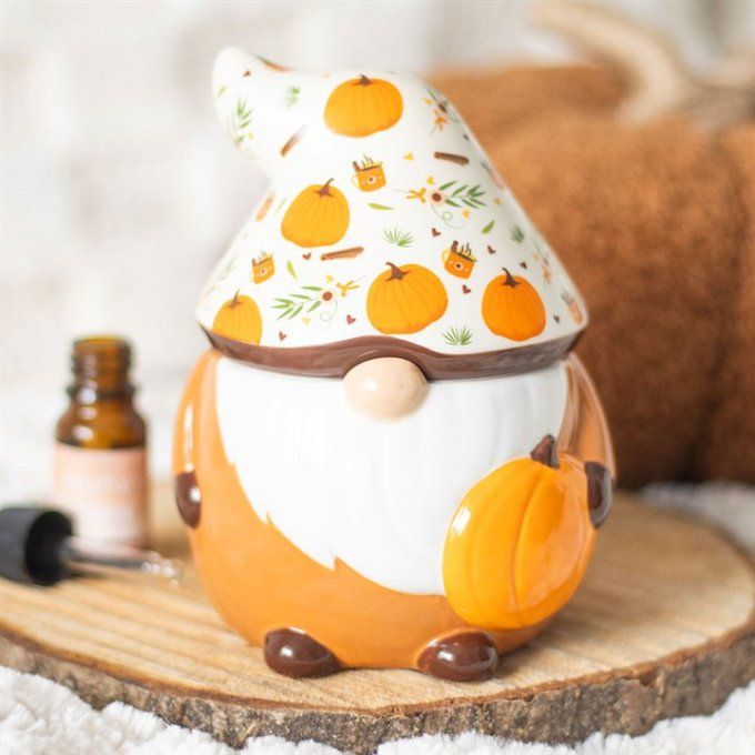 Brûleur chapeau imprimé citrouilles