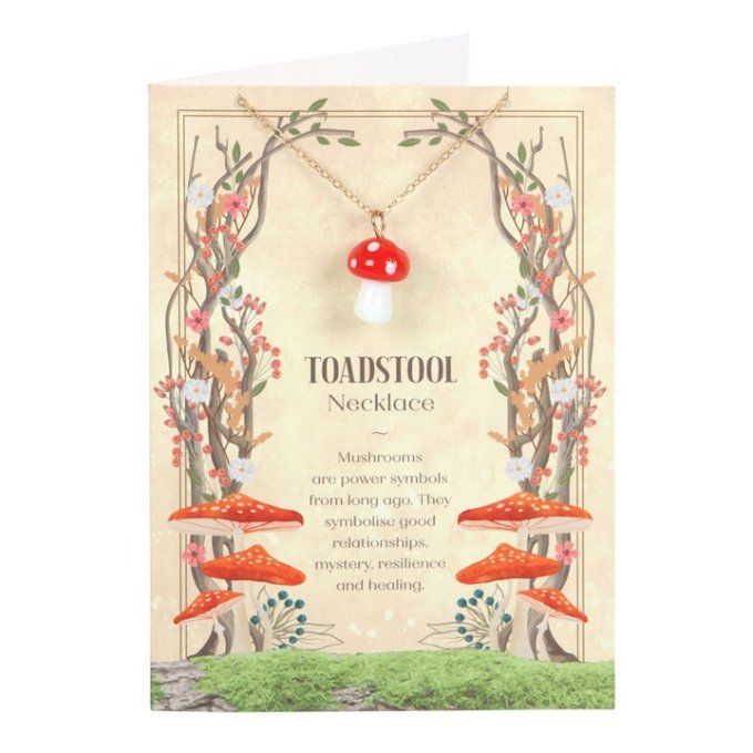 Collier champignon et carte
