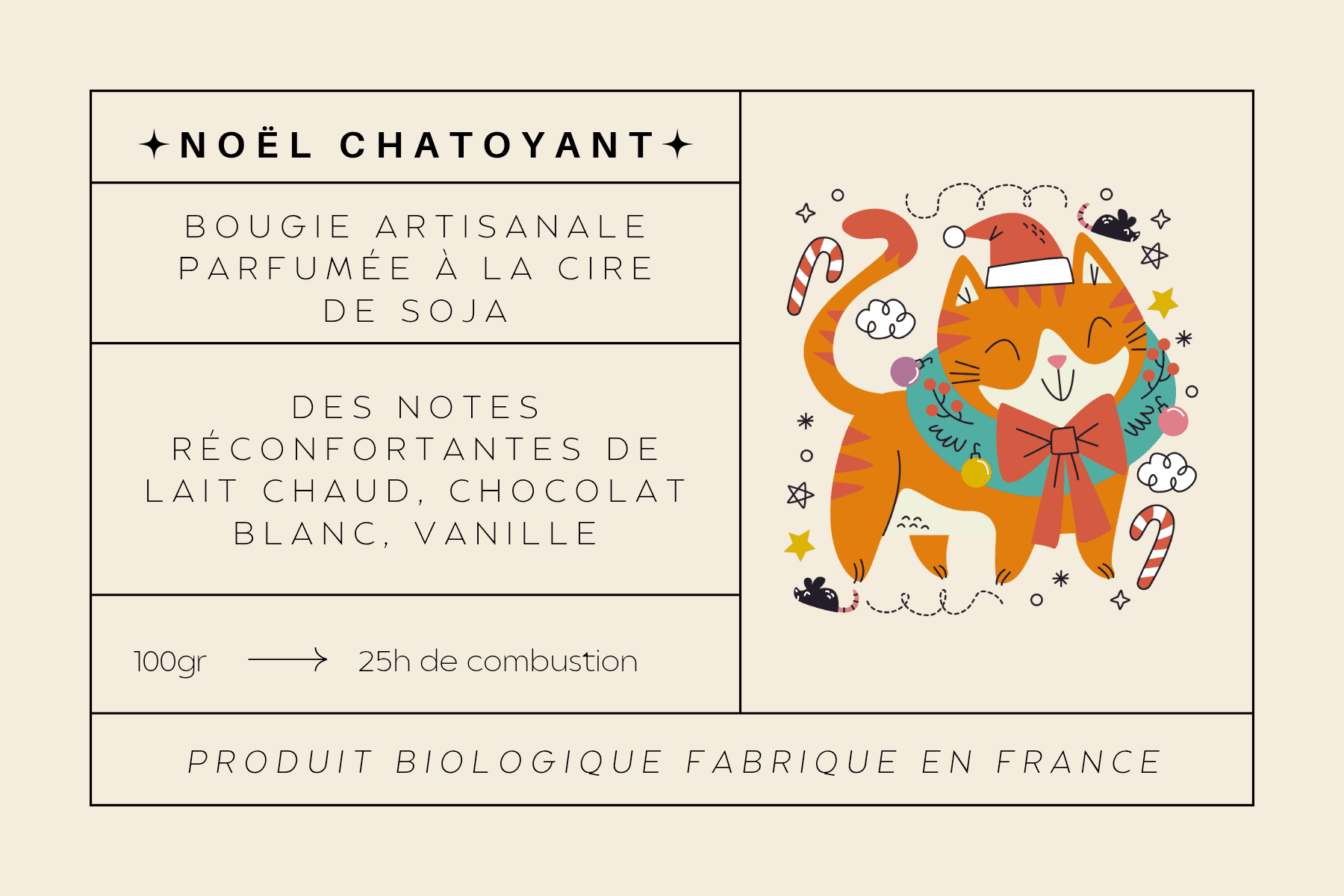 Noël chatoyant