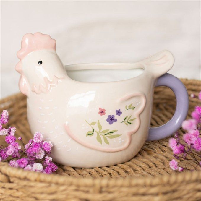 Mug en forme de poule