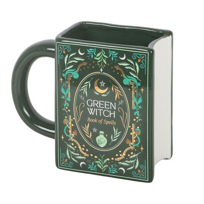 Mug en forme de livre Green Witch