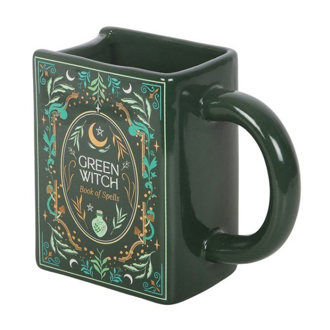 Mug en forme de livre Green Witch