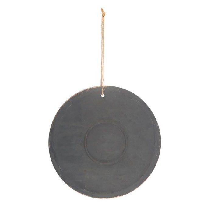 Plaque suspendue en terre cuite effet bronze Green Witch