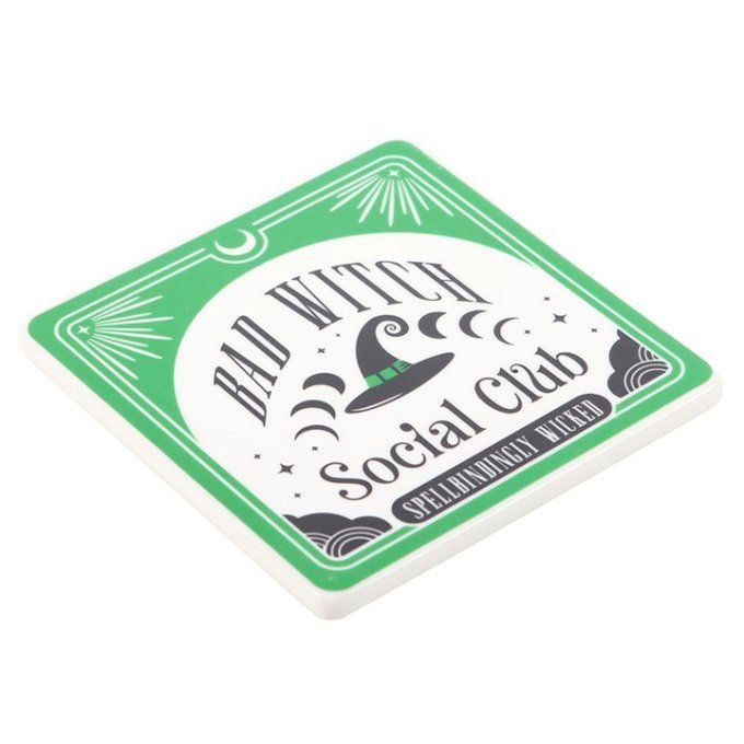 Ensemble tasse et sous-verre Bad Witch Social Club