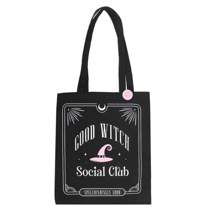 Sac fourre-tout avec badge Good Witch Social Club
