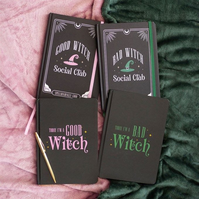 Carnet réversible A5 Good Witch - Bad Witch