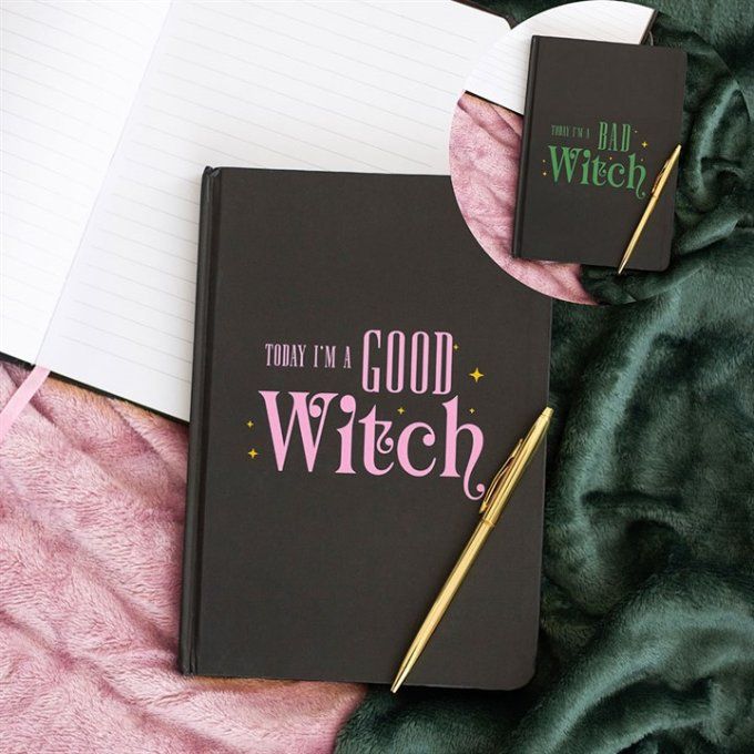 Carnet réversible A5 Good Witch - Bad Witch