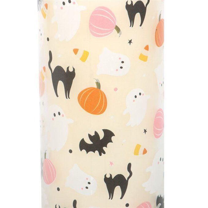 Bougie tube en imprimé doux Halloween