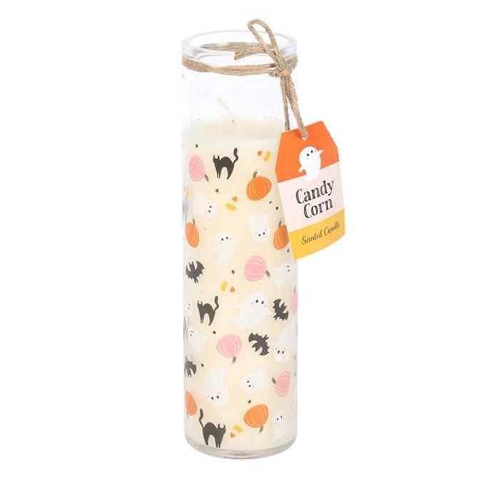 Bougie tube en imprimé doux Halloween