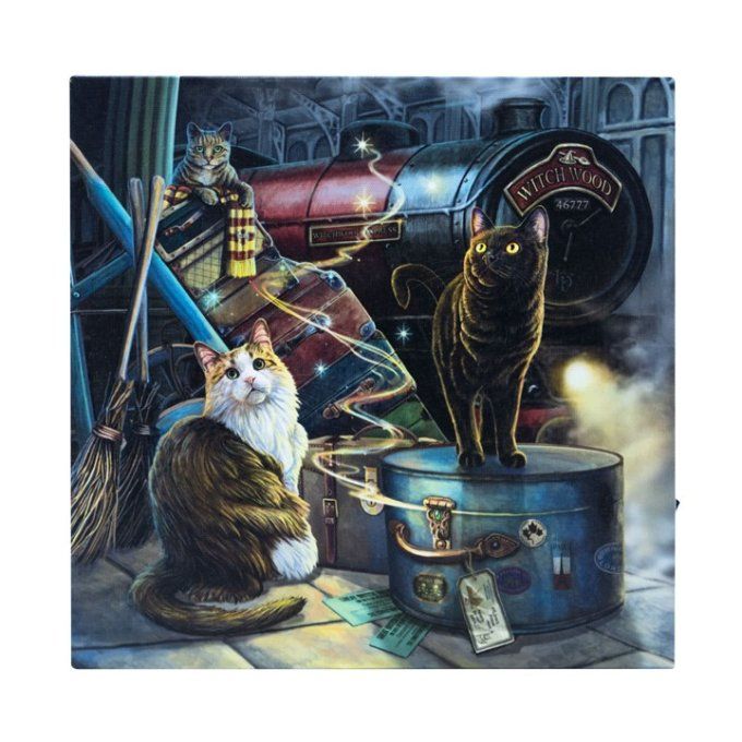 Plaque lumineuse sur toile Witchwood Express par Lisa Parker