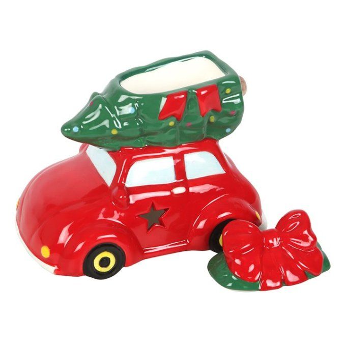 Brûleur voiture avec sapin de Noël