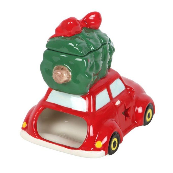 Brûleur voiture avec sapin de Noël