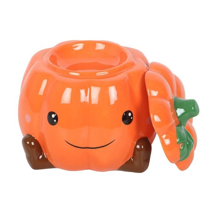  Brûleur en forme de citrouille souriante