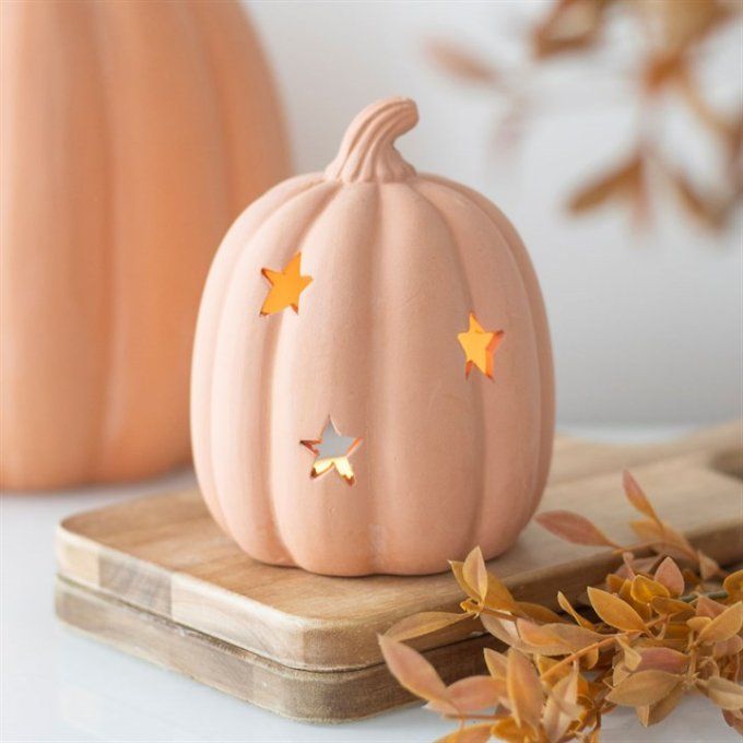 Citrouille en terracotta 9 cm