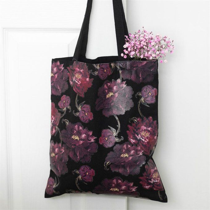 Sac fourre-tout à imprimé floral Dark Romance