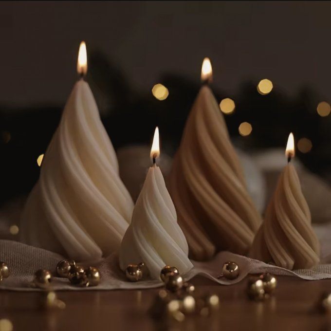 Bougie Sapin et sa clochette