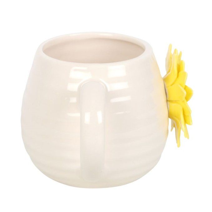 Tasse ronde avec tournesol