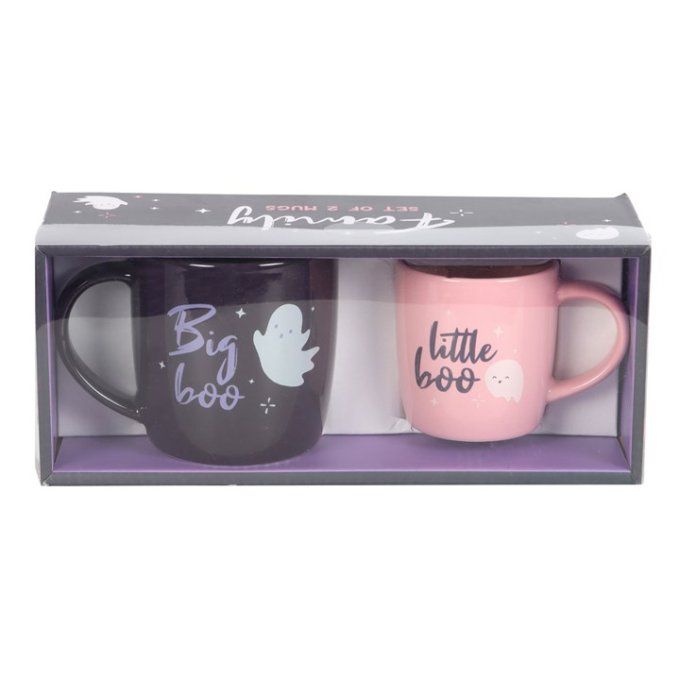 Ensemble de tasses familiales Big Boo Little Boo