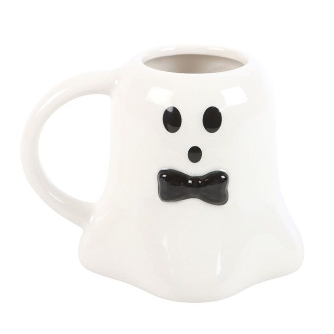 Mug en forme de fantôme Mr Boo avec nœud papillon