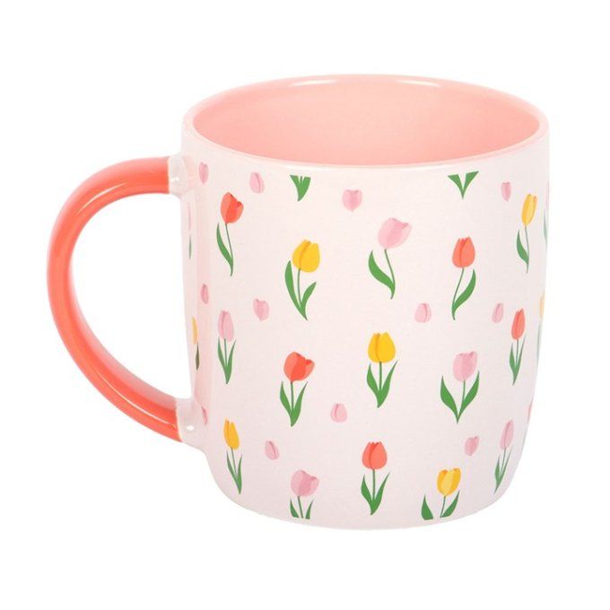 Mug à motif tulipe