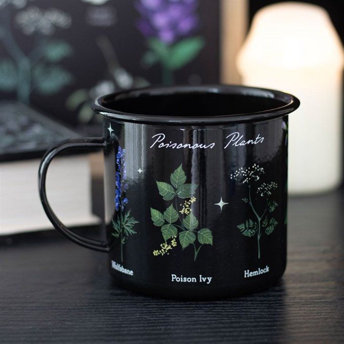 Tasse en émail Plantes toxiques