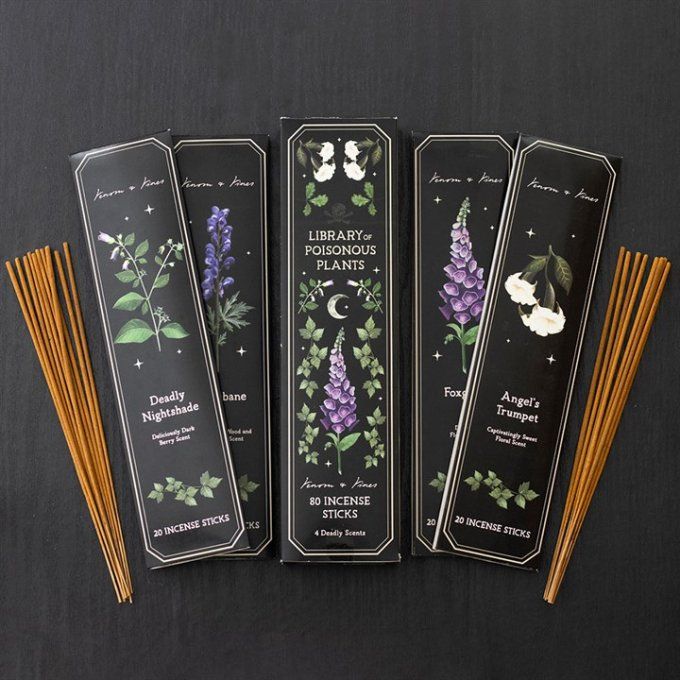 Lot de 4 bâtonnets d'encens