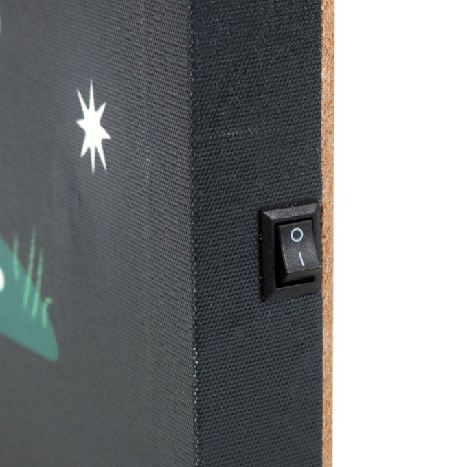 Plaque lumineuse sur toile Champignon